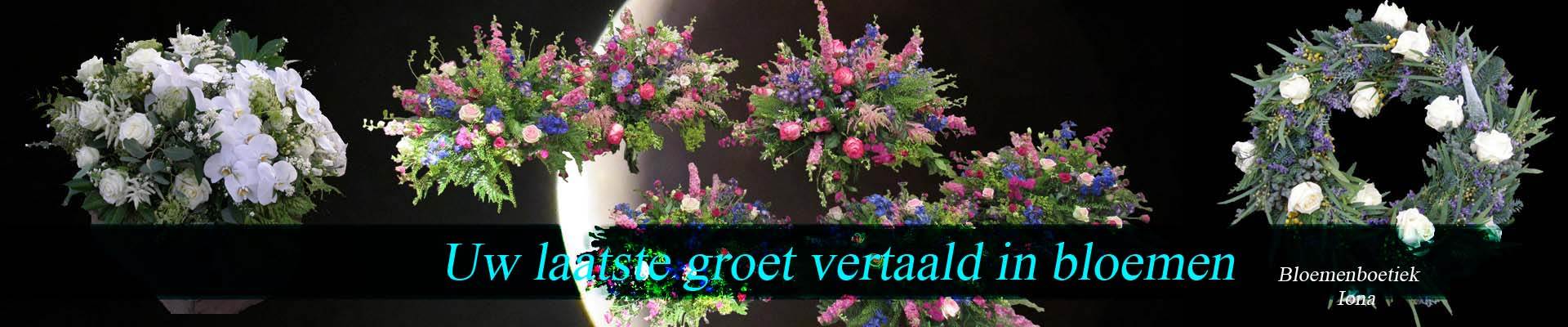Uw laatste groet vertaald in bloemen